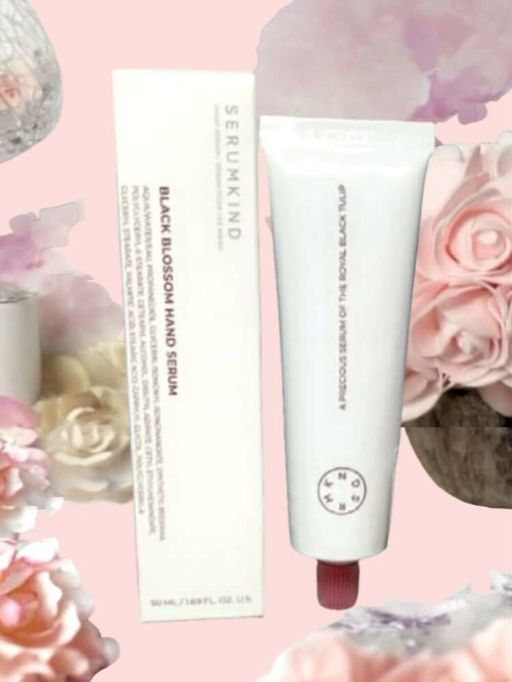 SERUMKIND Black Blossom Luxury Hand Cream Serum Exp May 2027! 50 ml *BNIB!
